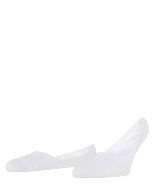 Falke White Step Cotton No Show Socks Box for men