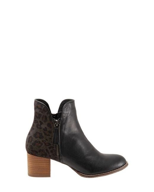 BUENO Black Jenna Bootie