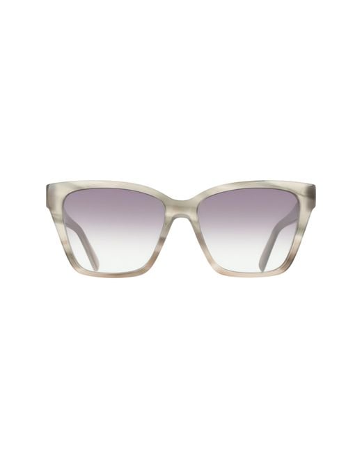 Ferragamo Multicolor 57Mm Rectangle Sunglasses