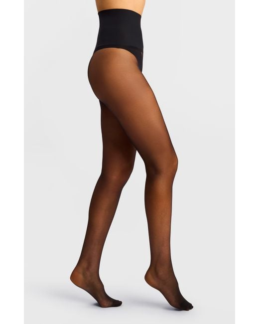 Commando Black Soft Luxe Sheer Tights