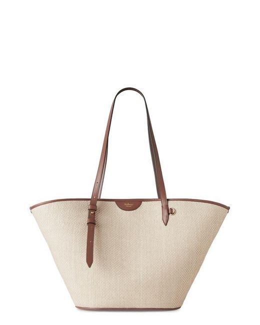 Mulberry Natural Raffia Basket Tote