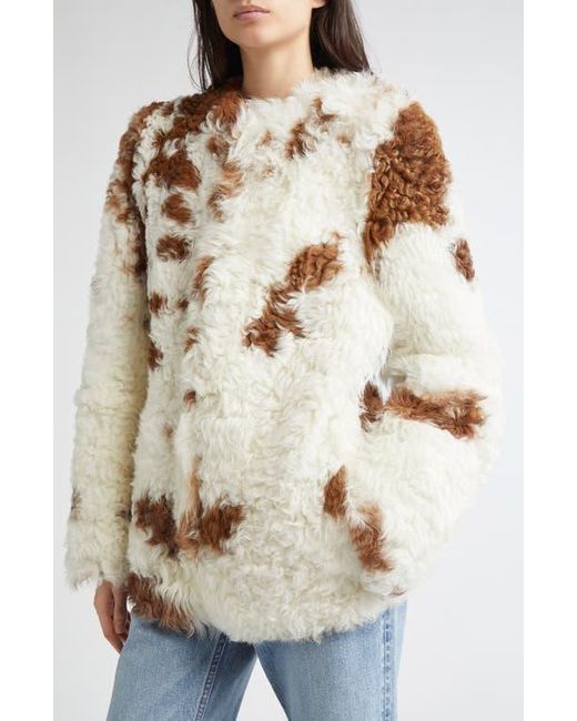 Zimmermann Natural Hypnotic Spot Genuine Shearling Jacket
