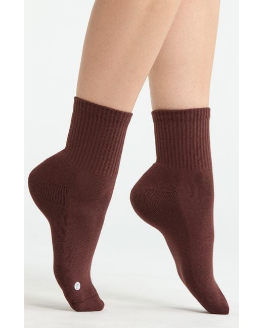 Zella Multicolor Assorted 3-Pack Half Crew Socks
