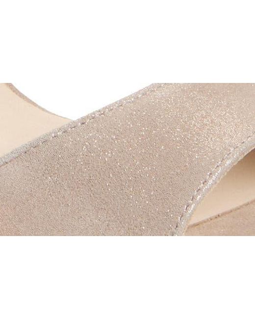 Paul Green Metallic Barbee Ankle Strap Sandal