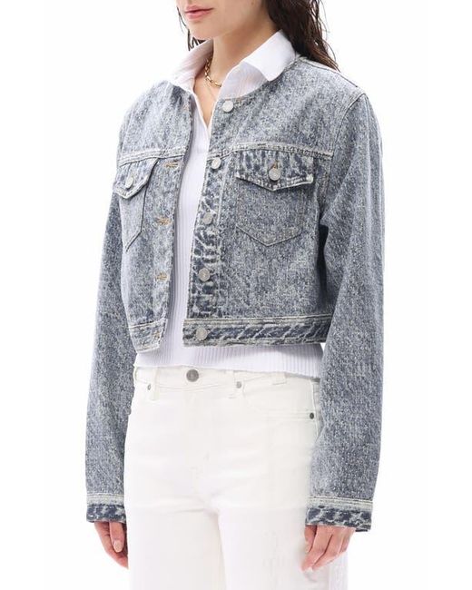 Bayeas Black Print Denim Jacket