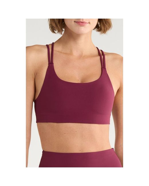 Spanx Purple Spanxsmooth Onform Low Impact Sports Bra