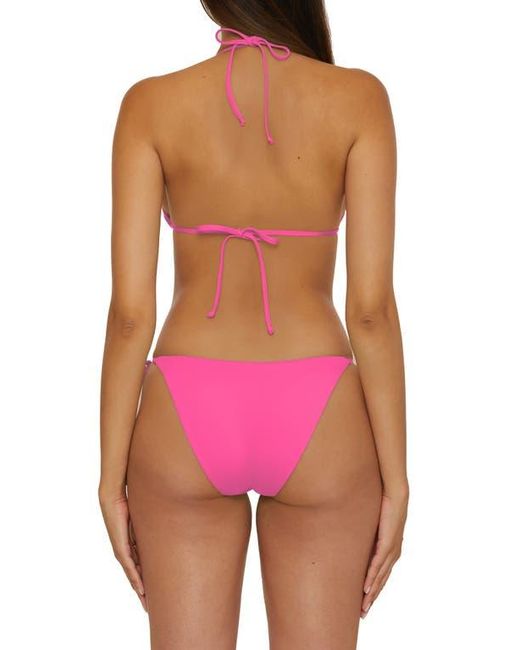 Becca Pink Color Code Triangle Bikini Top