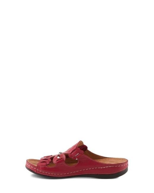 Spring Step Red Mezera Sandal