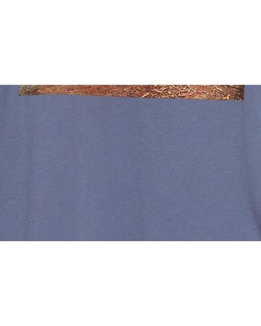 Sky High Farm Blue Gender Inclusive Pigs Farm Regenerative Cotton Graphic T-Shirt for men