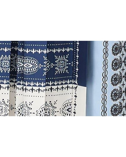 Weekend by Maxmara Blue Luna Patchwork Maxi Skirt