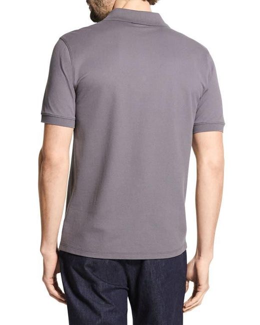 Theory Gray Precise Piqué Polo for men