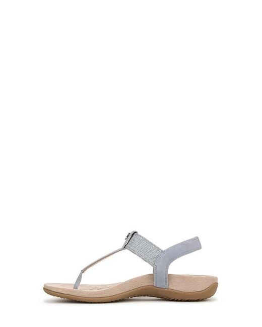 Vionic White Brea T-Strap Sandal
