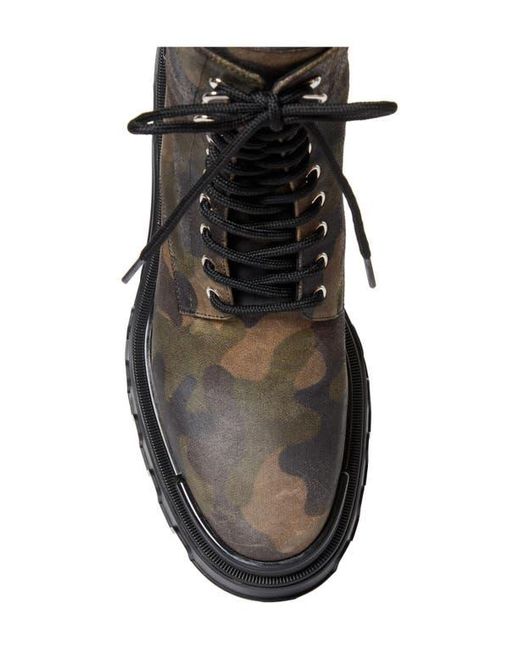 Christian Louboutin Black Trott Dune Camo Print Combat Boot for men