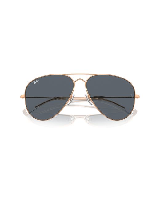 Ray-Ban Blue Old Aviator 62mm Oversize Sunglasses for men