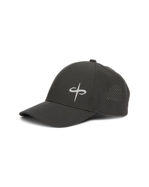 Saint Studio Black Foil Insignia Performance Snapback Baseball Hat for men