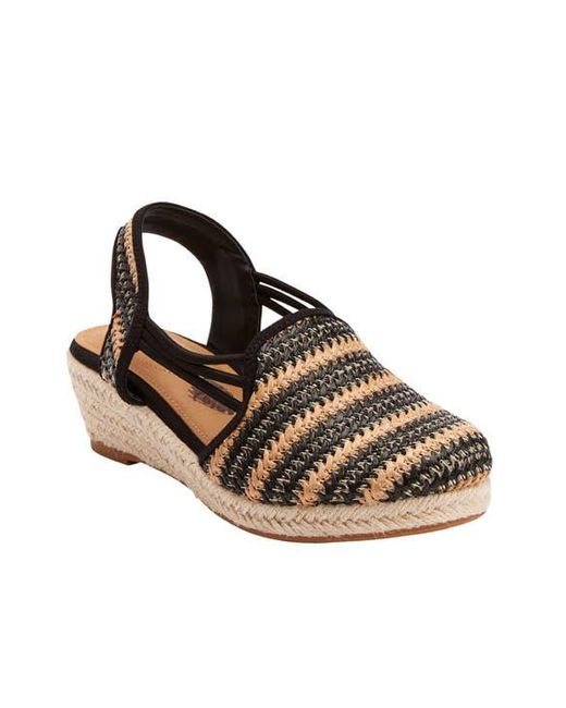 Comfortview Black The Clea Espadrille