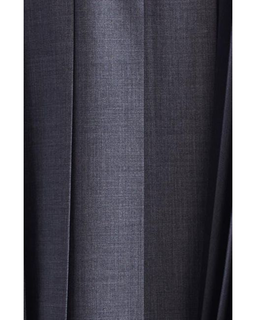 Undercover Blue Mixed Media Skirt