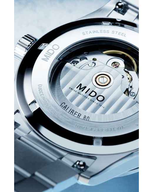 MIDO Metallic Multifort Automatic Bracelet Watch, 42Mm