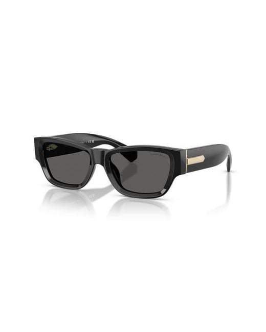 Tiffany & Co Black 54Mm Rectangular Sunglasses