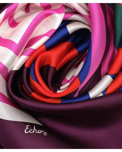Echo Blue Super Stripe Square