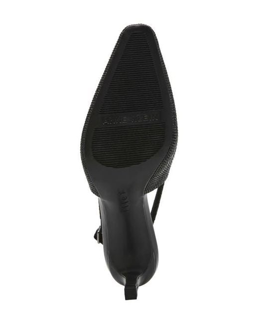 Anne Klein Black Rosel Slingback Pump