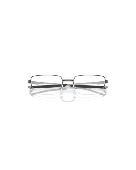 Oakley Metallic 55Mm Rectangle Optical Glasses