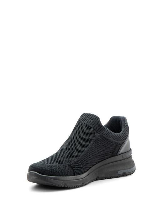 Ara Black Nassau Waterproof Slip-On Sneaker