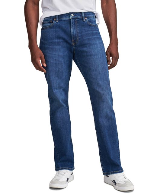 Lucky Brand Blue Coolmax Easy Rider Stretch Bootcut Jeans for men