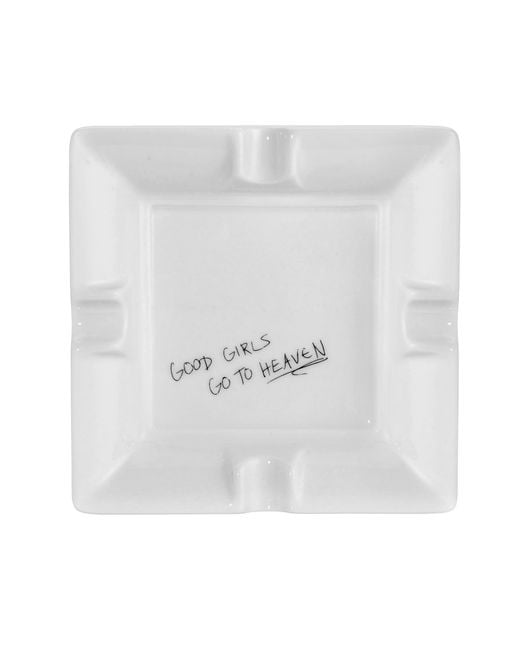 Heaven Mayhem White Mini Ashtray