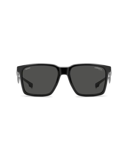 Carrera Black X Ducati 56Mm Rectangular Sunglasses for men