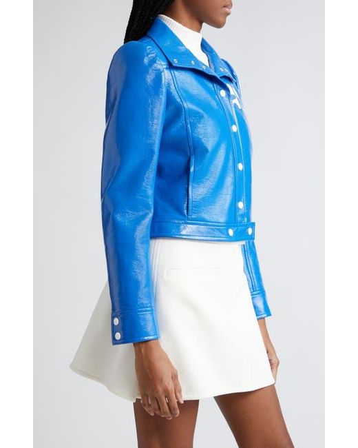 Courreges Blue Re-Edition Vinyl Jacket