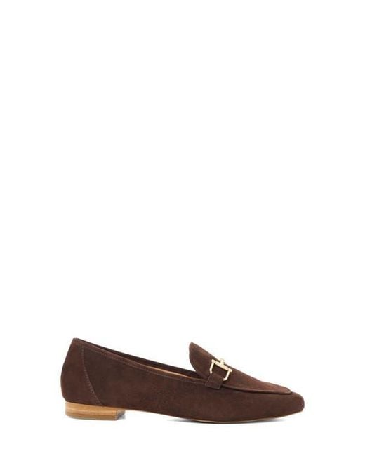 Dune Brown Grained Bit Loafer