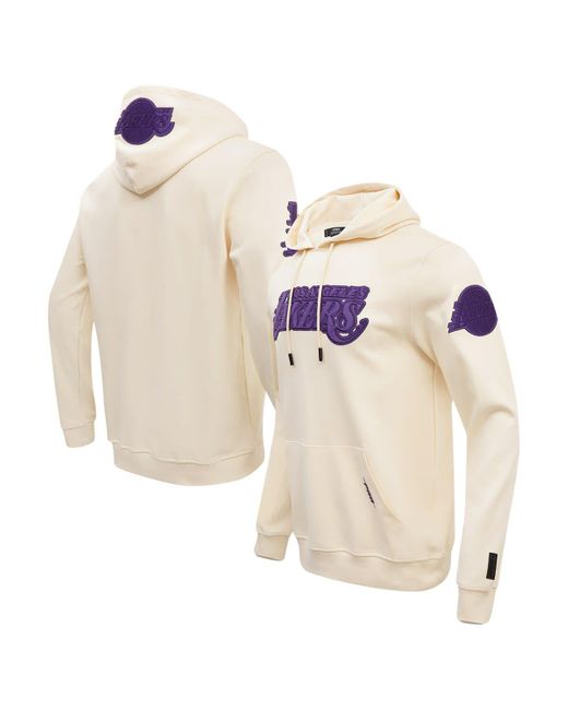 Pro Standard White Los Angeles Lakers Triple Tonal Dk Pullover Hoodie At Nordstrom for men
