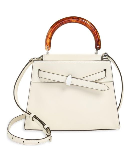 Veronica Beard Natural Dash Top Handle Bag