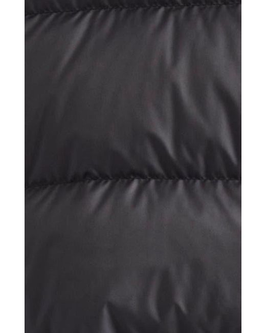 Moncler Black Mauvezin Mixed Media Down Puffer Jacket