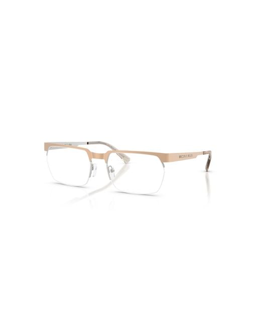 Michael Kors Metallic 58Mm Rectangle Optical Glasses for men