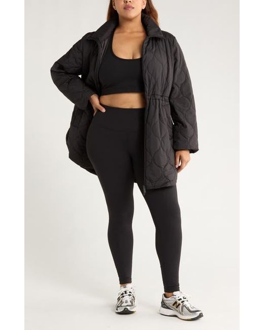 Zella Black Skyline Quilted Jacket