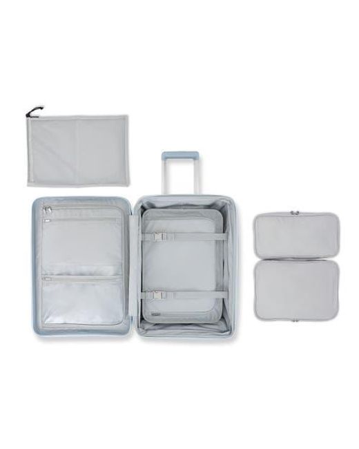 Samsonite Blue Elevation Plus Global 22 Carry On Luggage
