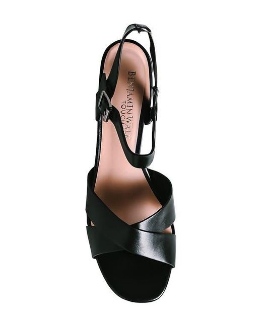 Touch Ups Black Toby Ankle Strap Platform Sandal