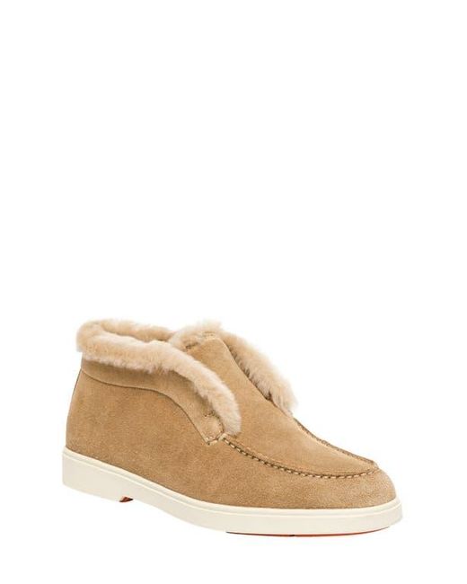 Santoni Natural Suede Desert Boot