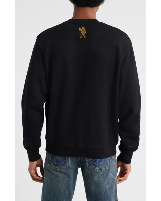 BBCICECREAM Black Bb Jet Set Embroidered Graphic Sweatshirt for men