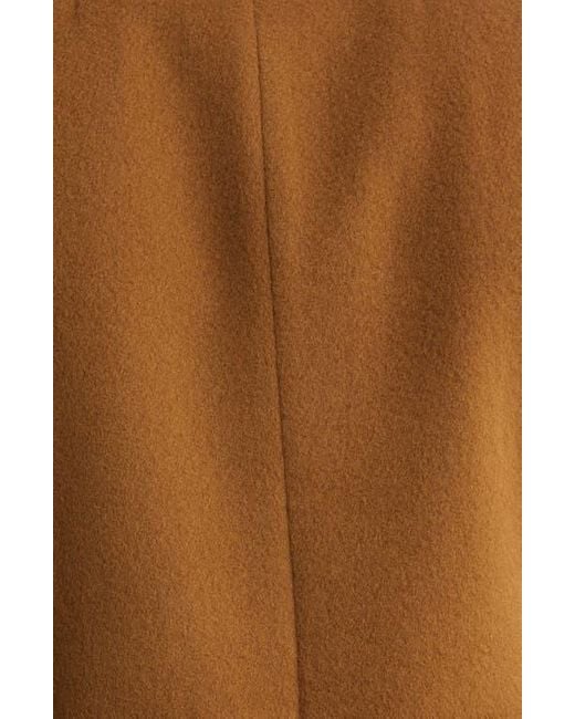 Fleurette Brown Ali Wool Peacoat
