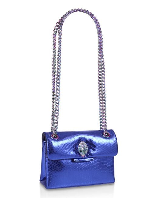 Kurt Geiger Rainbow Shop Mini Kensington Metallic Leather Crossbody Bag