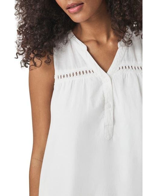 Splendid White Catalina Linen Blend Minidress