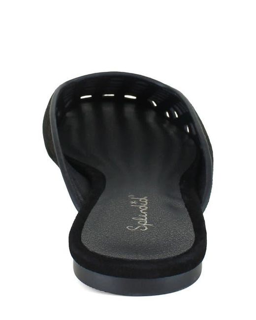 Splendid Black Remi Geo Cutout Flat