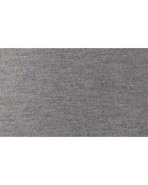 Mpg Gray Slim Fit Cozy Recycled Polyester Blend Fleece Full Zip Hoodie