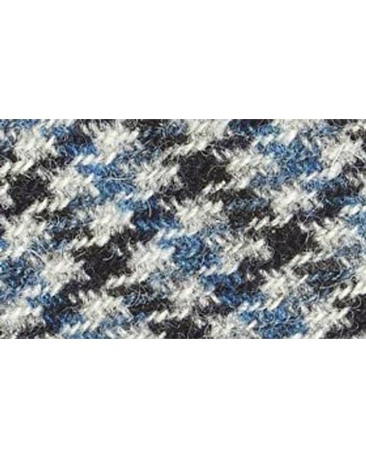 W.r.k. Blue Houndstooth Wool Tie for men