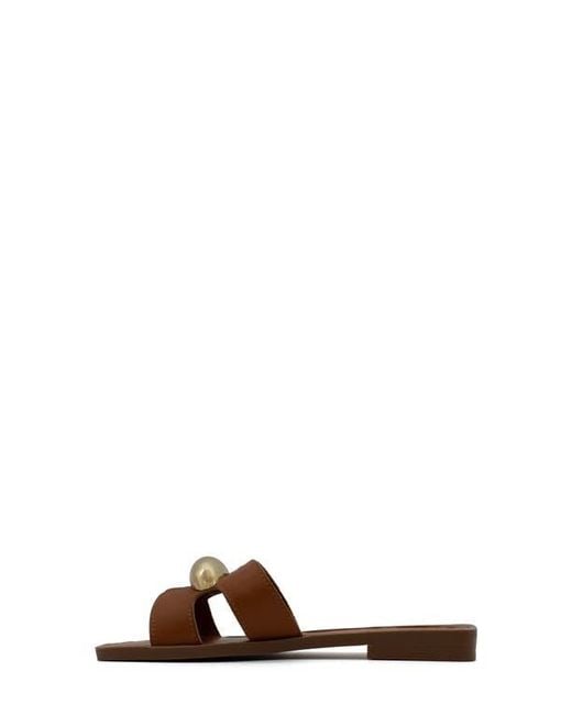 BOTTER Brown Cutout Slide Sandal