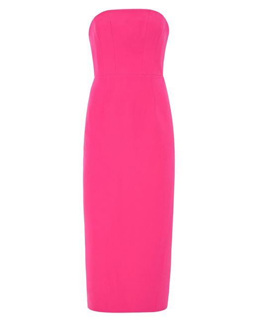 MILLY Traci Cady Strapless Dress in Pink | Lyst