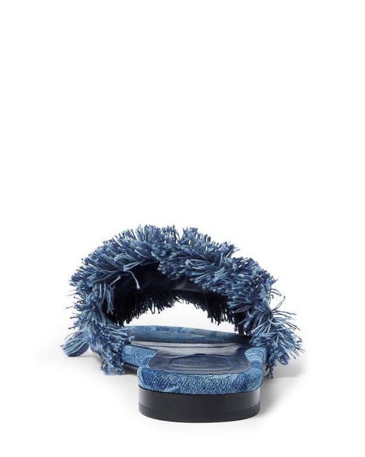 Fendi Blue Sunshine Flat Sandal